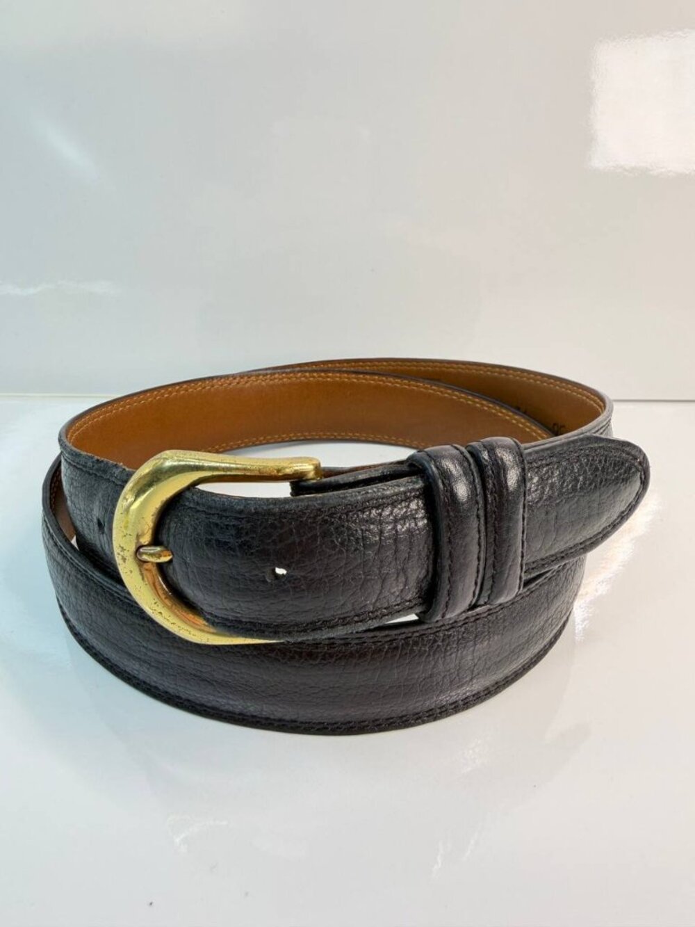 Sebago Leather Belt – Size 36 (Made in USA)